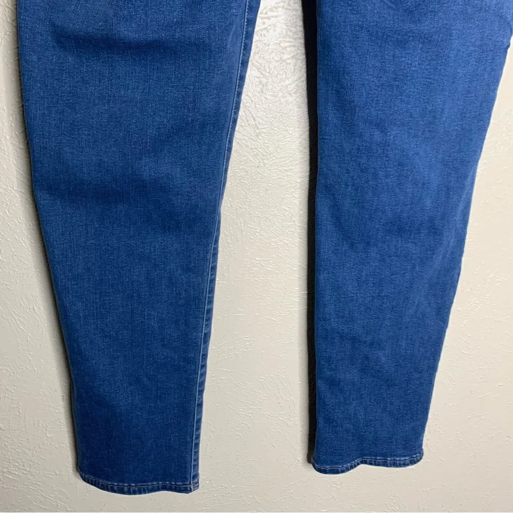 Soft Surroundings Supremely‎ Soft Relaxed Straight Leg Jeans blue - Picture 8 of 13